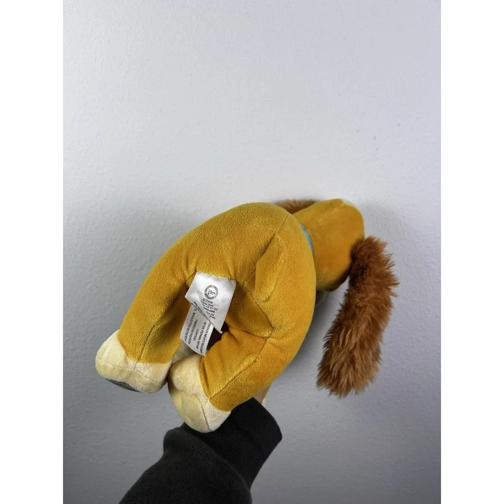 Disney Store Lady and the Tramp Lady Plush Stuffed Animal Dog with Blue Collar